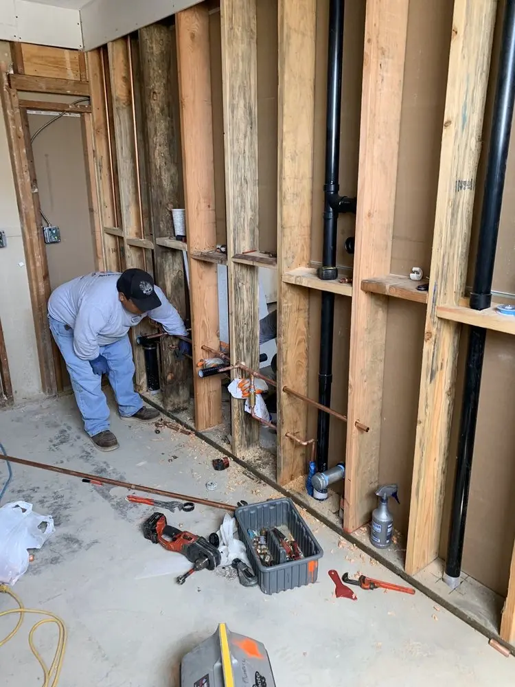 Commercial rough-in plumbing for Gas Line Repair in Mimosa Cove